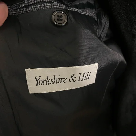 Men’s Yorkshire & hill 100% tropical wool suit jacket